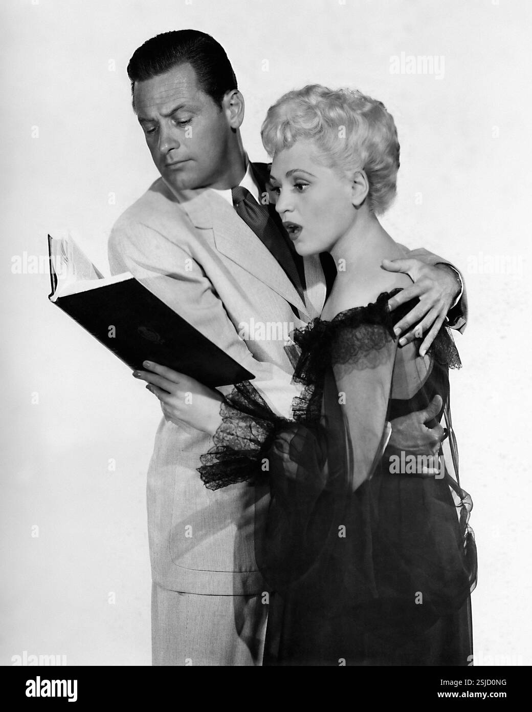 Geboren gestern Jahr : 1950 USA Regisseur : George Cukor William Holden, Judy Holliday Stockfoto