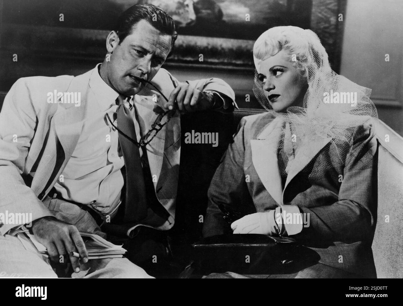 Geboren gestern Jahr : 1950 USA Regisseur : George Cukor William Holden, Judy Holliday Stockfoto