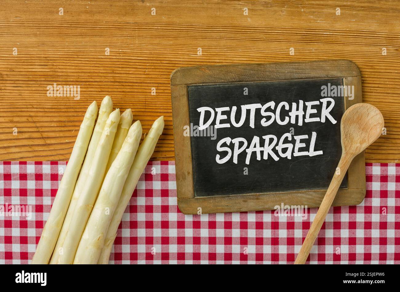Deutscher Spargel Stockfoto