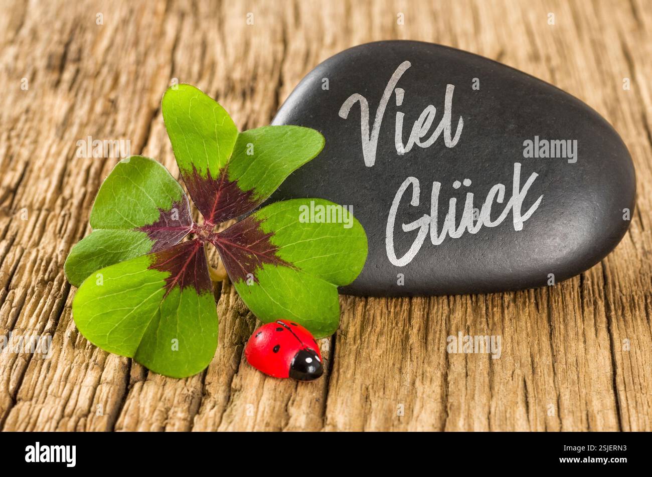 Viel Glück Stockfoto
