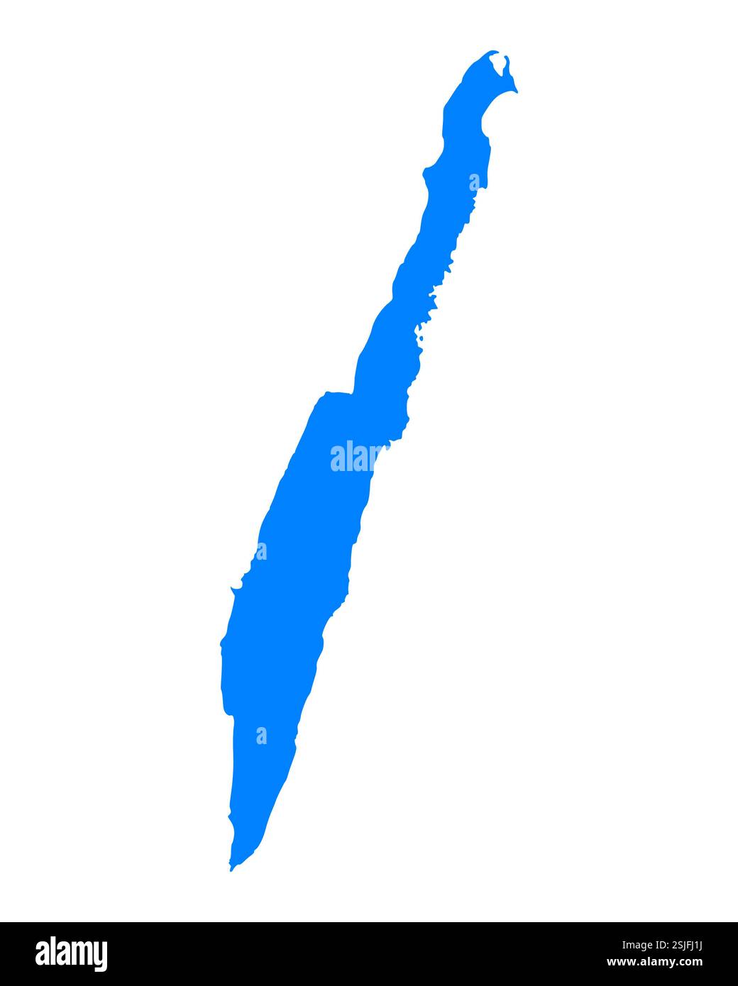 Karte von Öland Stockfoto