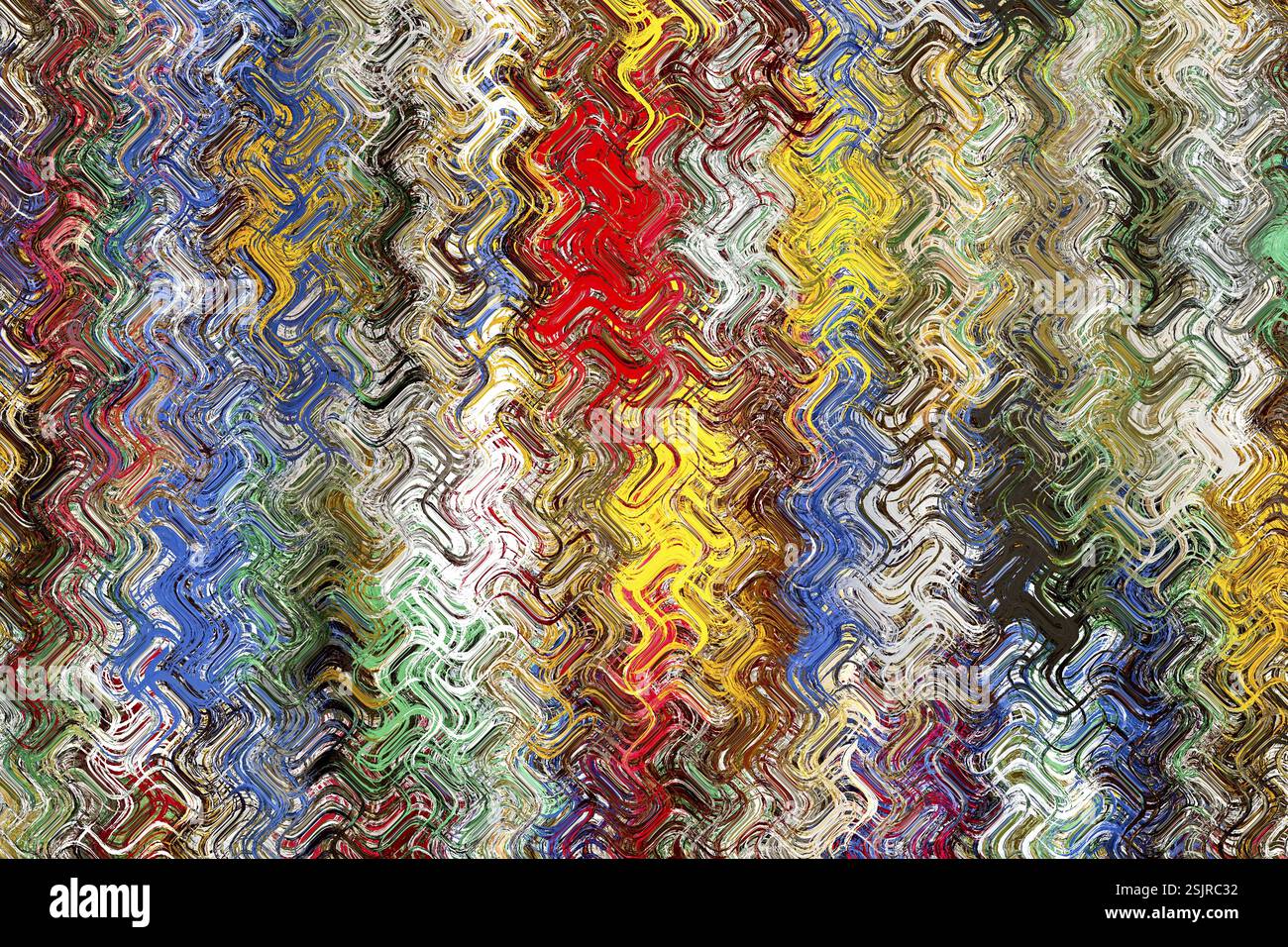 Abstrakt hellen Regenbogen Hintergrund eith Wellen Stockfoto