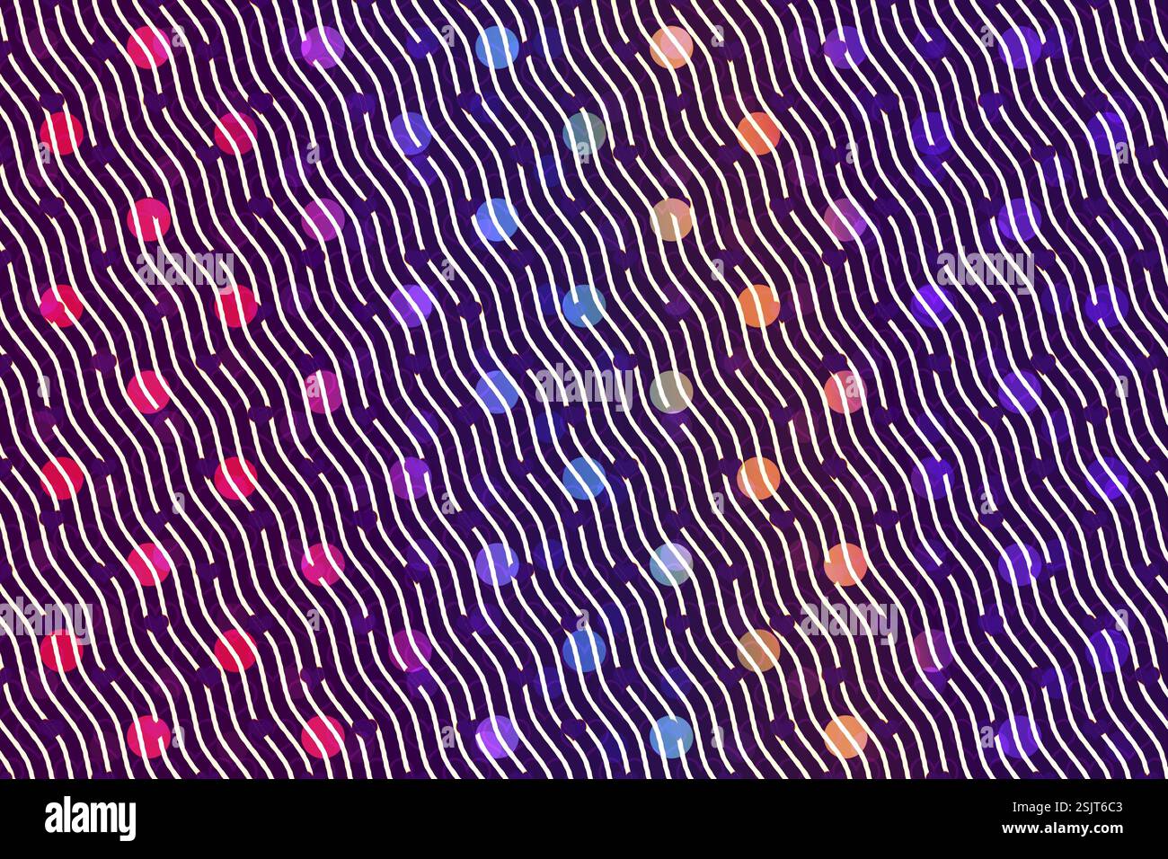 Farbverlauf Punktmuster. Grafischer abstrakter geometrischer Hintergrund zum Drucken. Designtapete. Geometrisches gepunktetes Designelement Stockfoto