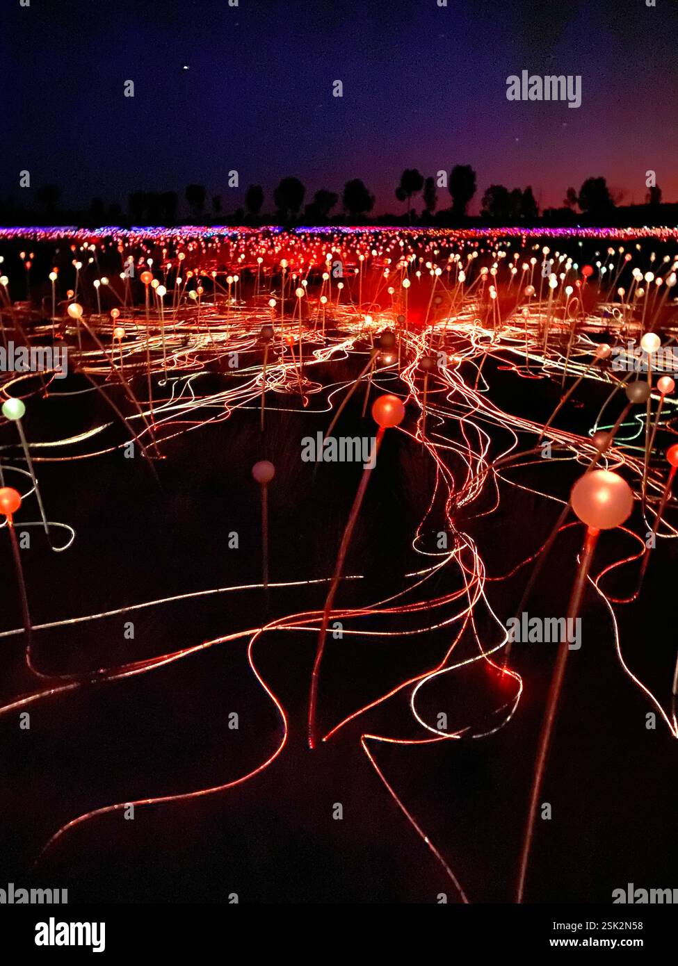 Uluru, NT, Australien - Smartphone-aufgenommenes Stockfoto