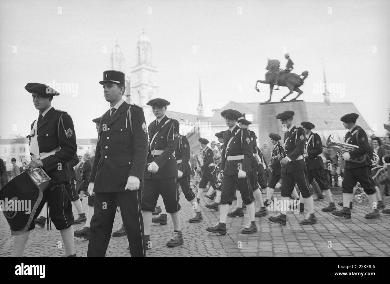 --- Semaines Francaises Zürich 1967: Fanfare des Chasseurs Alpins (F)#French Weeks Zurich 1967: Fanfare des Chasseurs Alpins (F)- RDB VON DUKAS Stockfoto --- Semaines Francaises Zürich 1967: Fanfare des Chasseurs Alpins (F)#French Weeks Zurich 1967: Fanfare des Chasseurs Alpins (F)- RDB VON DUKAS Stockfoto