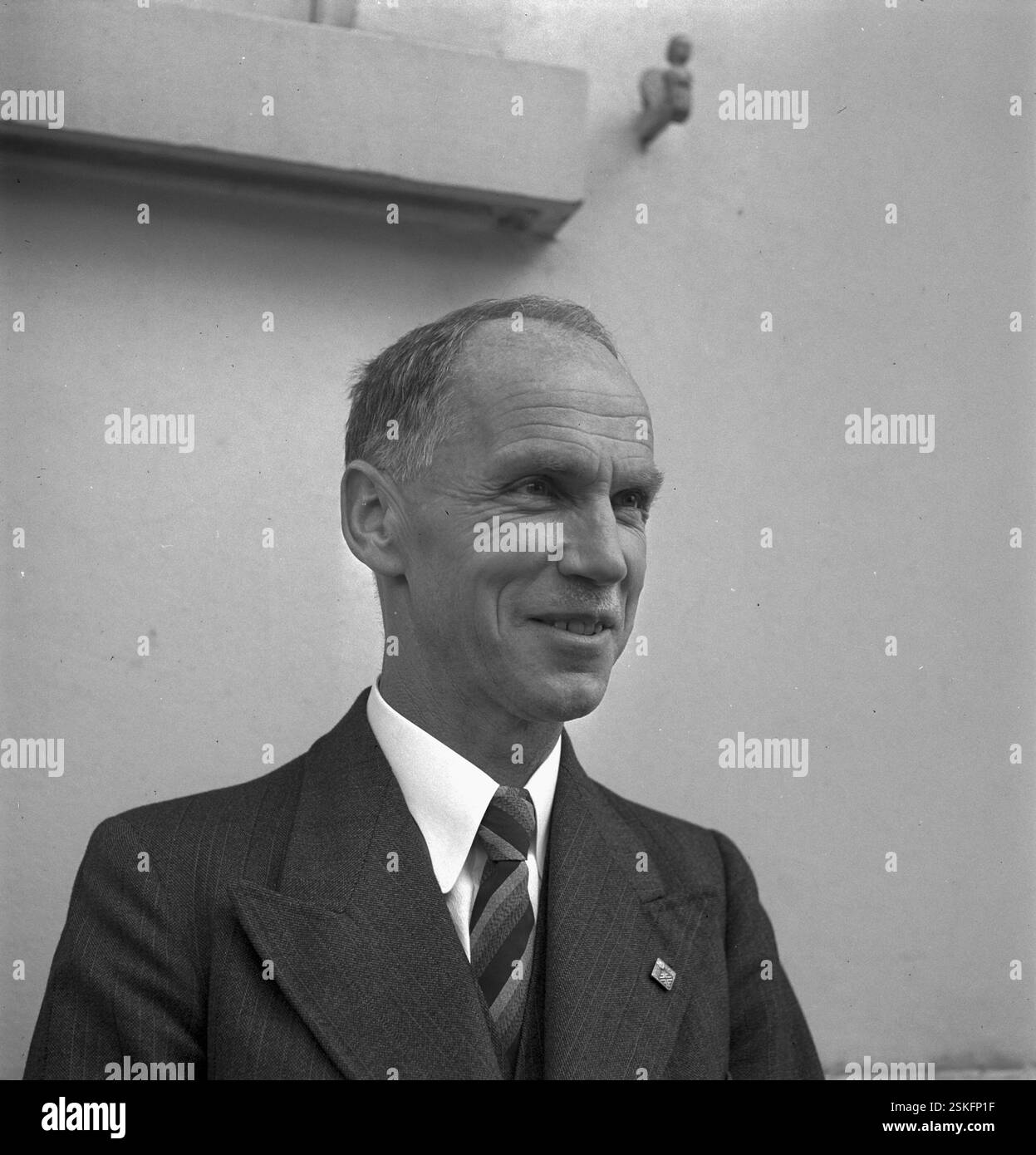 --- Albert Schreiber, Präsident des ETV; Wängi 1951#Albert Schreiber, Präsident der SFG; Wängi 1951- RDB VON DUKAS Stockfoto
