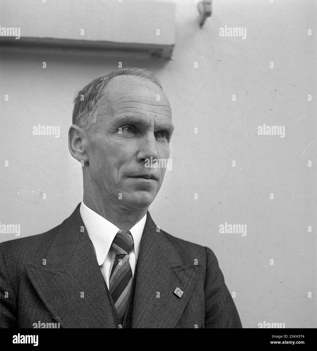--- Albert Schreiber, Präsident des ETV; Wängi 1951#Albert Schreiber, Präsident der SFG; Wängi 1951- RDB VON DUKAS Stockfoto