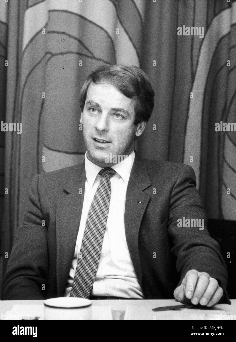 Adolf Ogi, SVP-Nationalrat#Adolf Ogi, Schweizer Politiker, RDB VON DUKAS Stockfoto