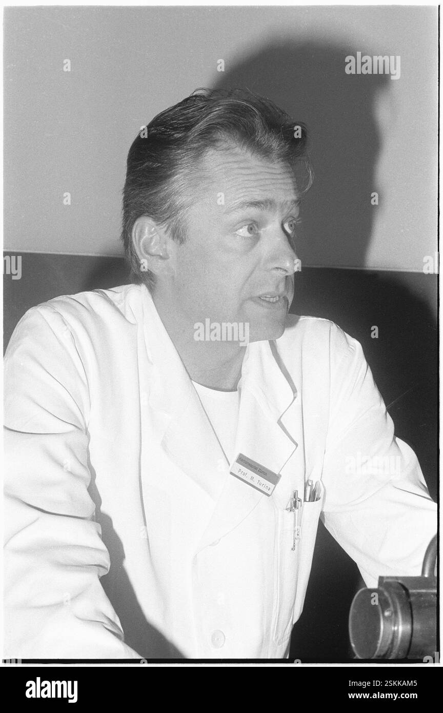 Marko Turina, Herzchirurg, 1977 #Marko Turina, Kardiologe, 1977 Stockfoto