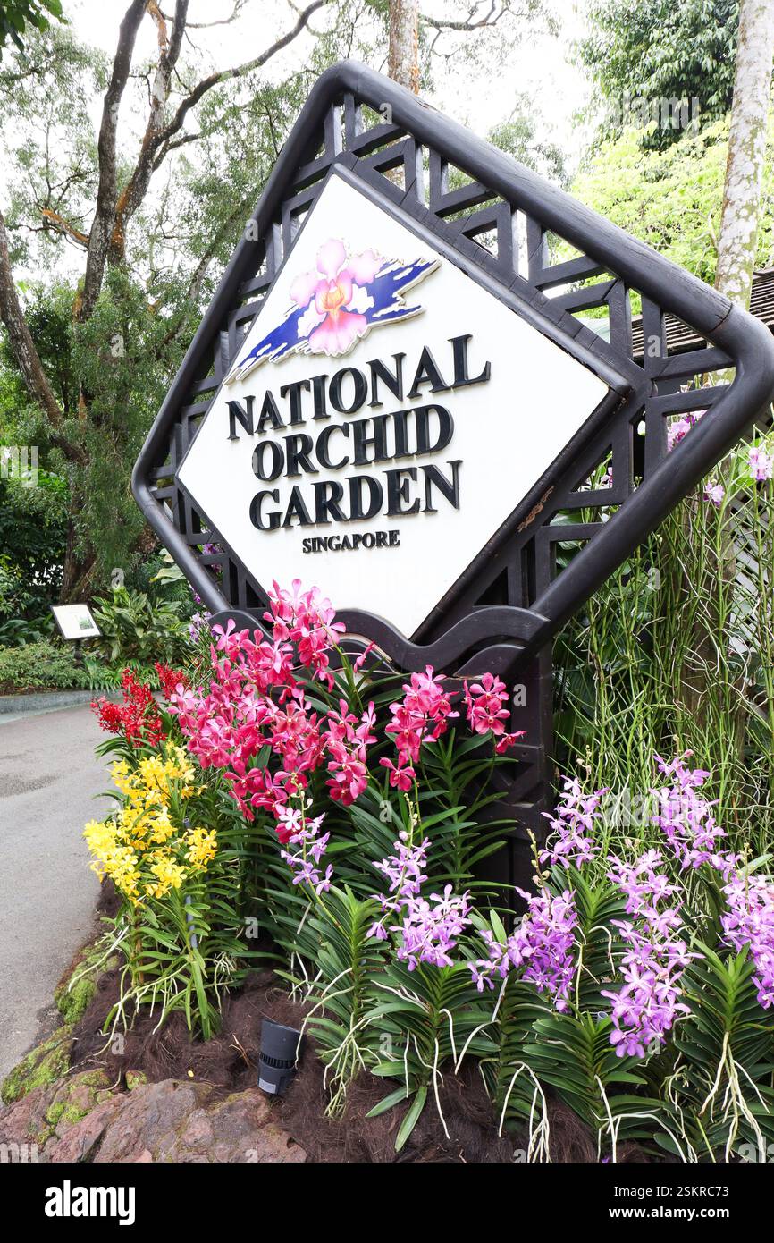 National Orchid Garden, Singapur Stockfoto
