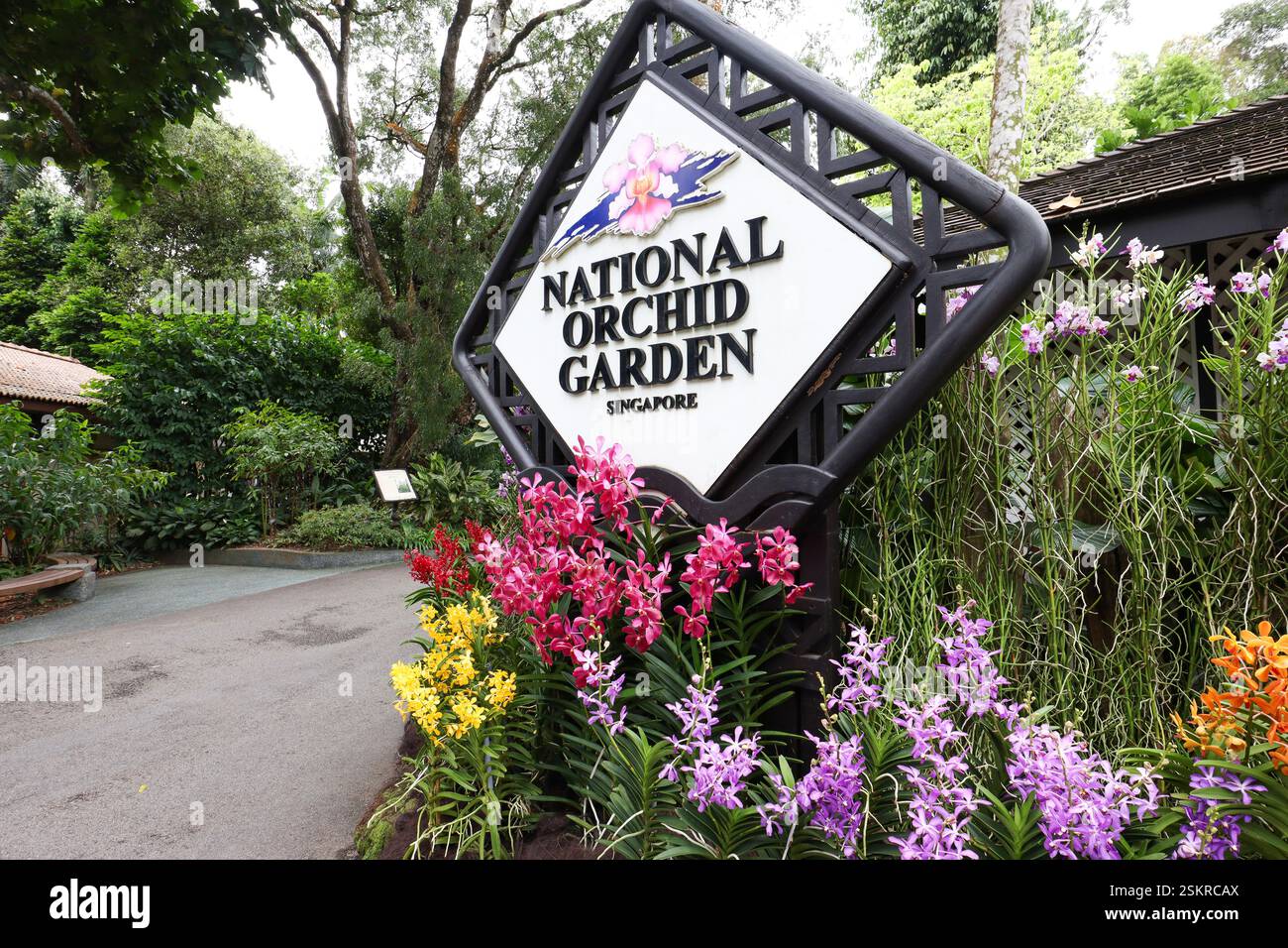 National Orchid Garden, Singapur Stockfoto