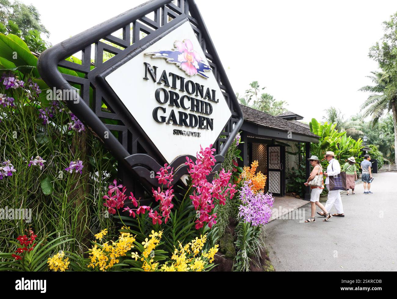National Orchid Garden, Singapur Stockfoto