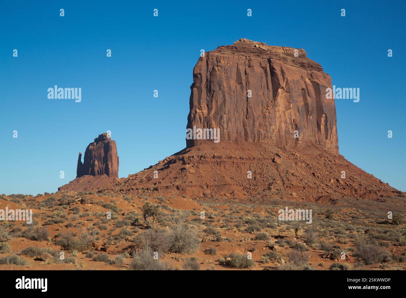 Merrick Butte, Monument Valley Navajo Tribal Park, Utah, USA Stockfoto