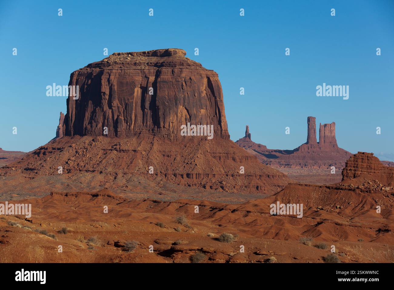 Merrick Butte, Monument Valley Navajo Tribal Park, Utah, USA Stockfoto