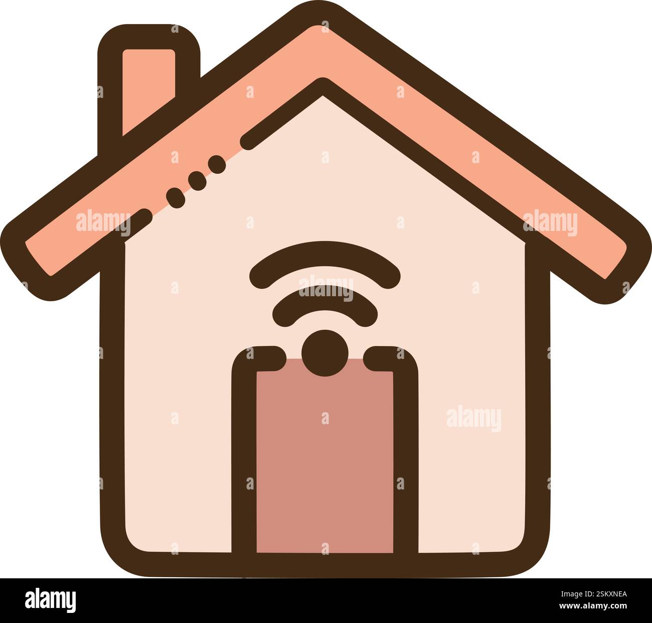 Vektor-Illustration und Grafik für die Heimautomatisierung. Teil der Kategorie Heimautomatisierung. Stock Vektor