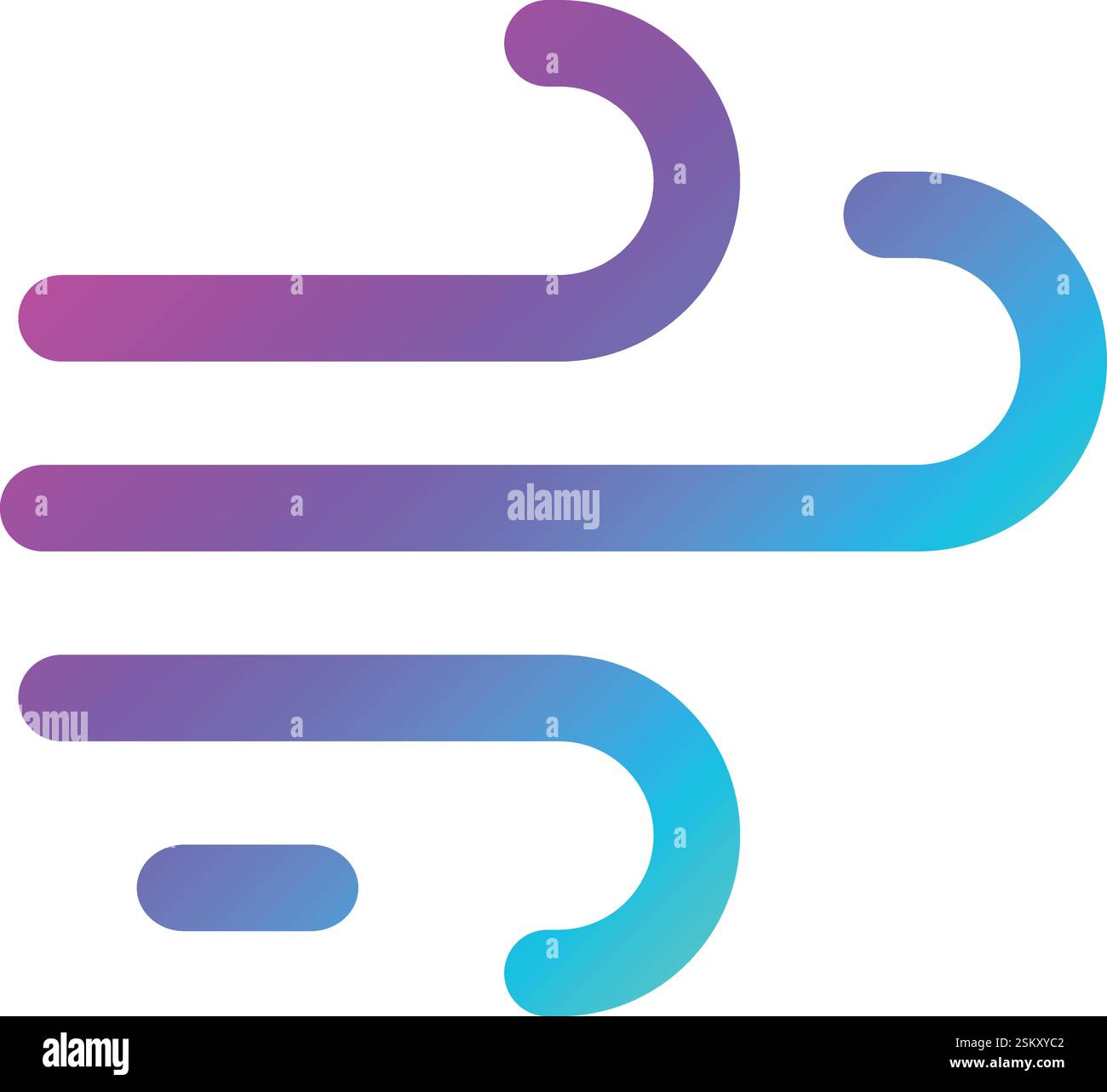 Design-Illustration Für Windvektor-Symbole Stock Vektor