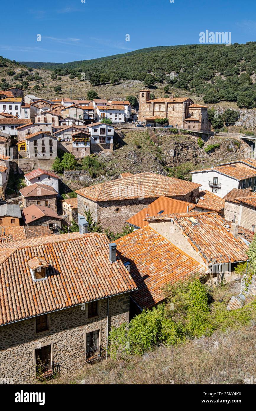 Ortigosa de Cameros Village, La Rioja, Spanien Stockfoto