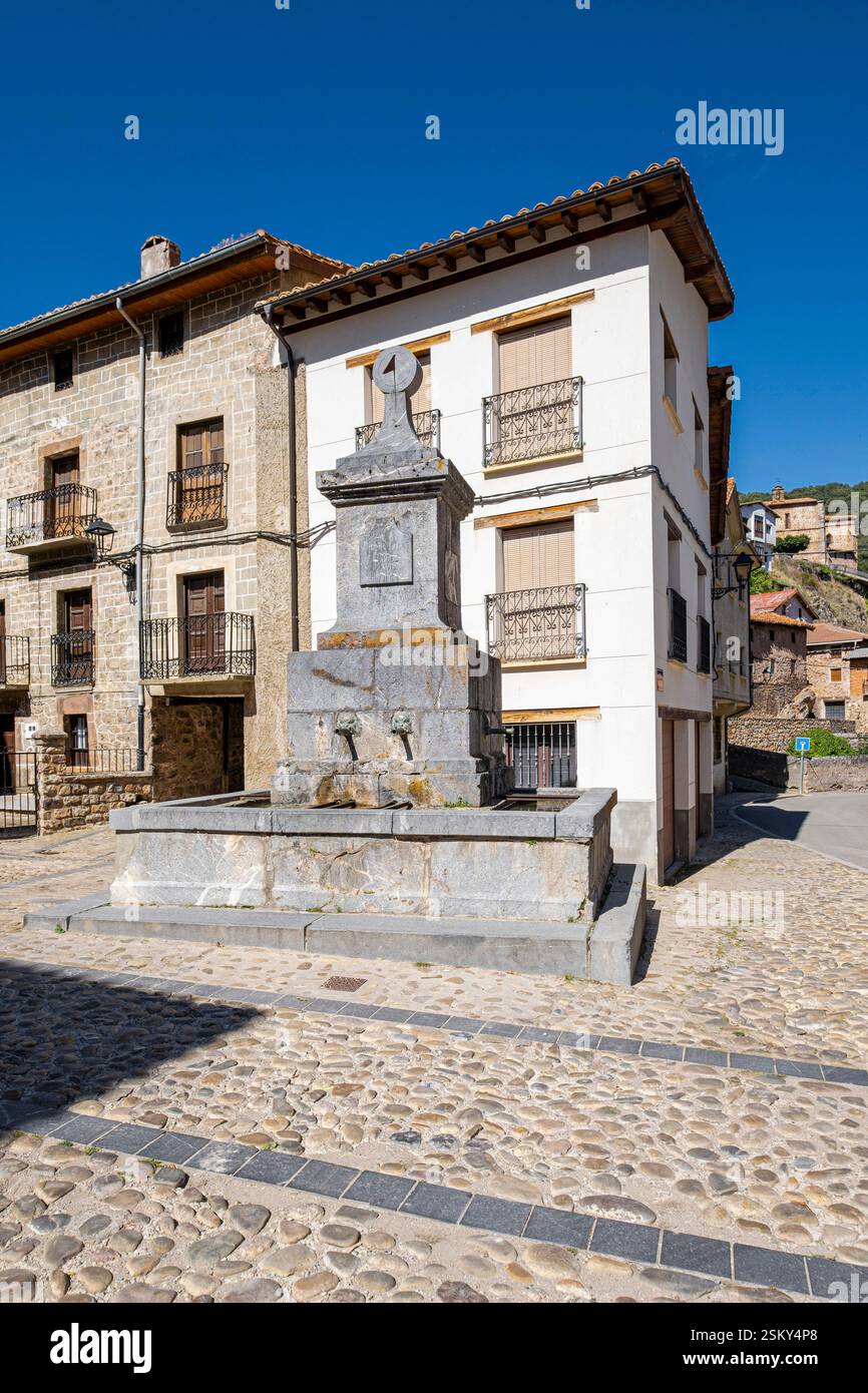 Ortigosa de Cameros Village, La Rioja, Spanien Stockfoto