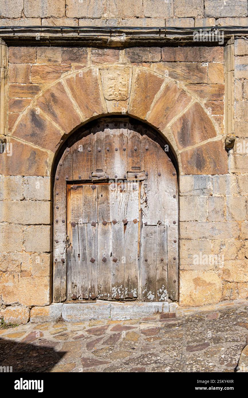 La Casa Grande, das große Haus aus dem 16. Jahrhundert, Ortigosa de Cameros, La Rioja, Spanien Stockfoto