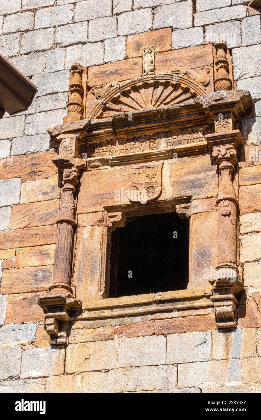 La Casa Grande, das große Haus aus dem 16. Jahrhundert, Ortigosa de Cameros, La Rioja, Spanien Stockfoto