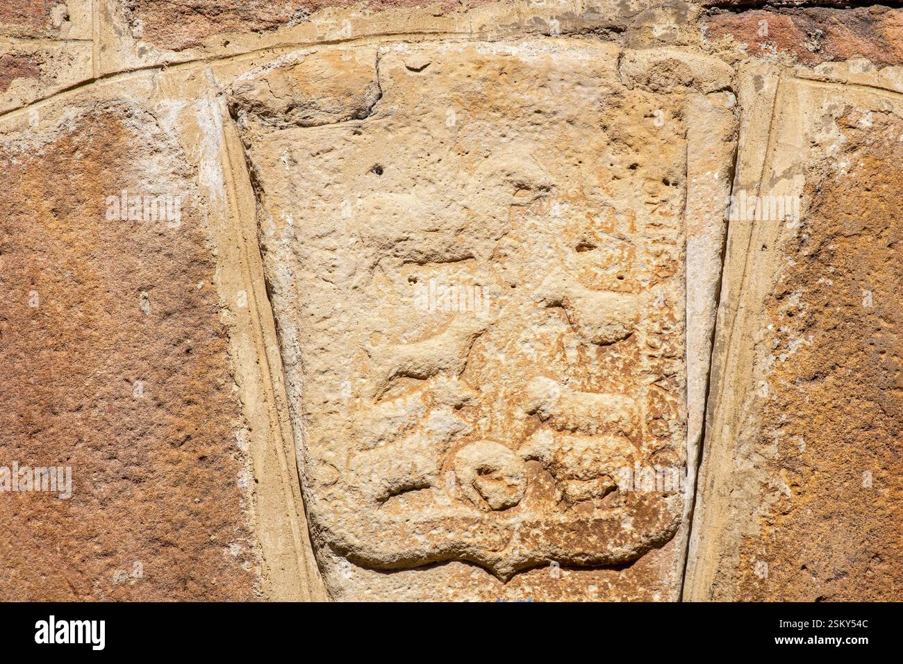 La Casa Grande, das große Haus aus dem 16. Jahrhundert, Ortigosa de Cameros, La Rioja, Spanien Stockfoto