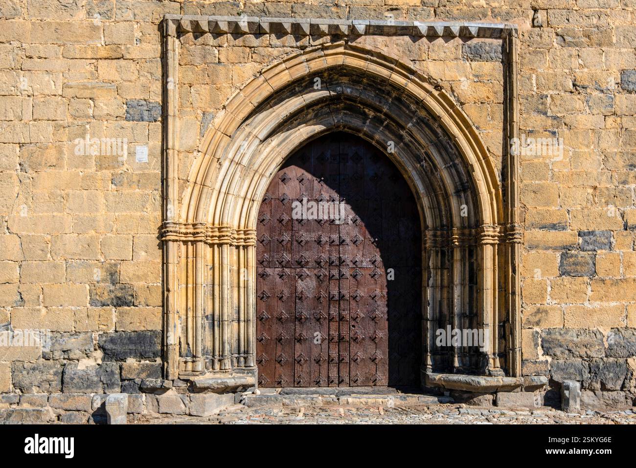 Kirche Santa Maria de la Estrella, Dorf Enciso, La Rioja, Spanien, Europa Stockfoto