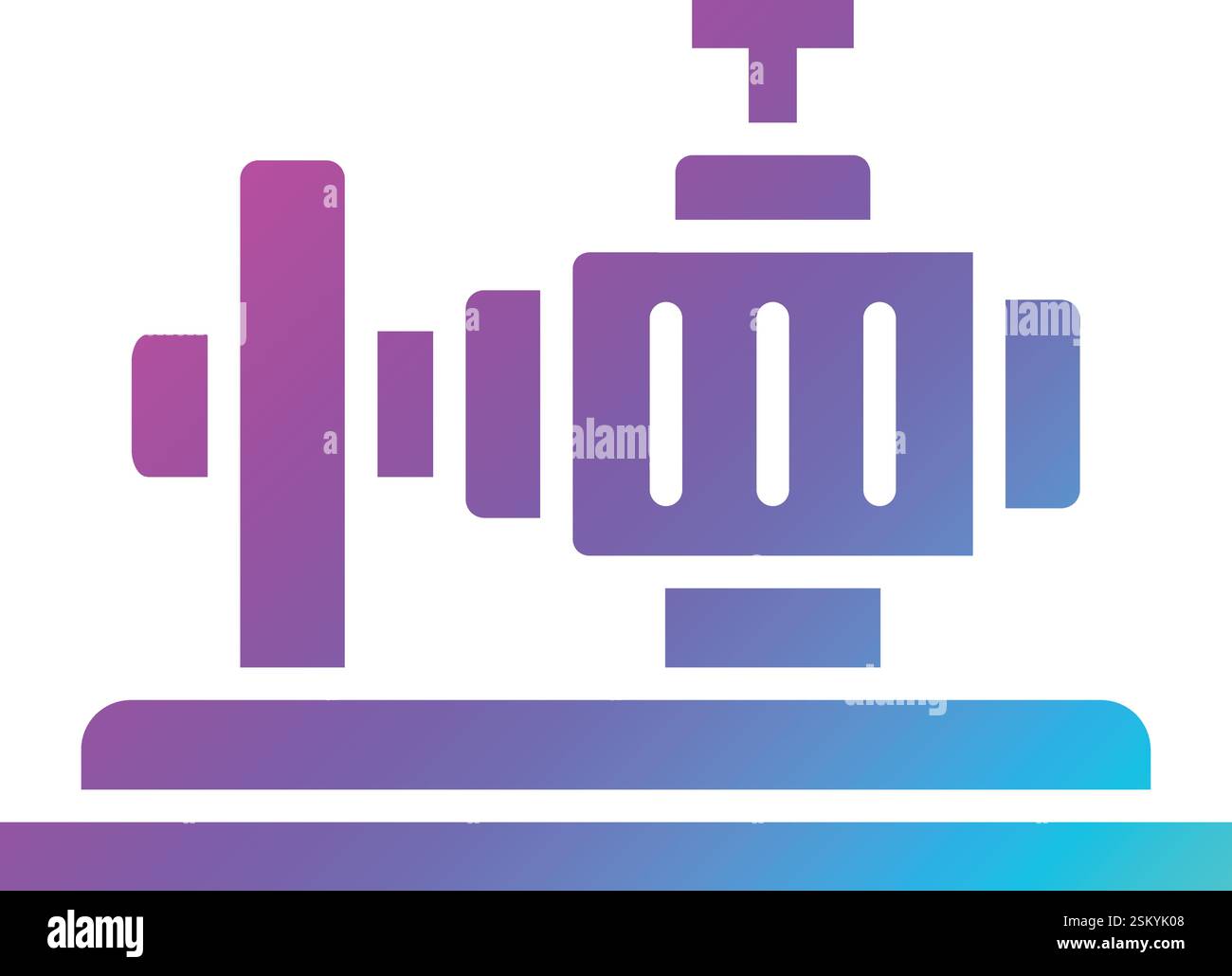 Design-Illustration Des Pumpvektor-Symbols Stock Vektor