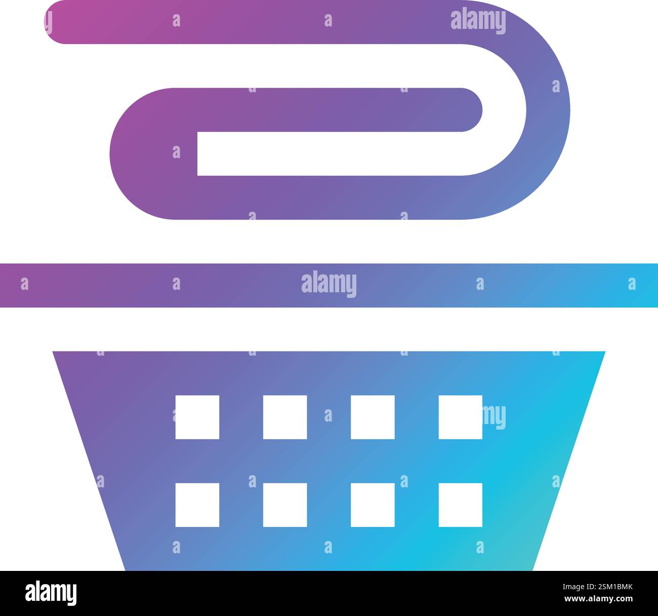 Waschlappen Vektor Icon Design Illustration Stock Vektor