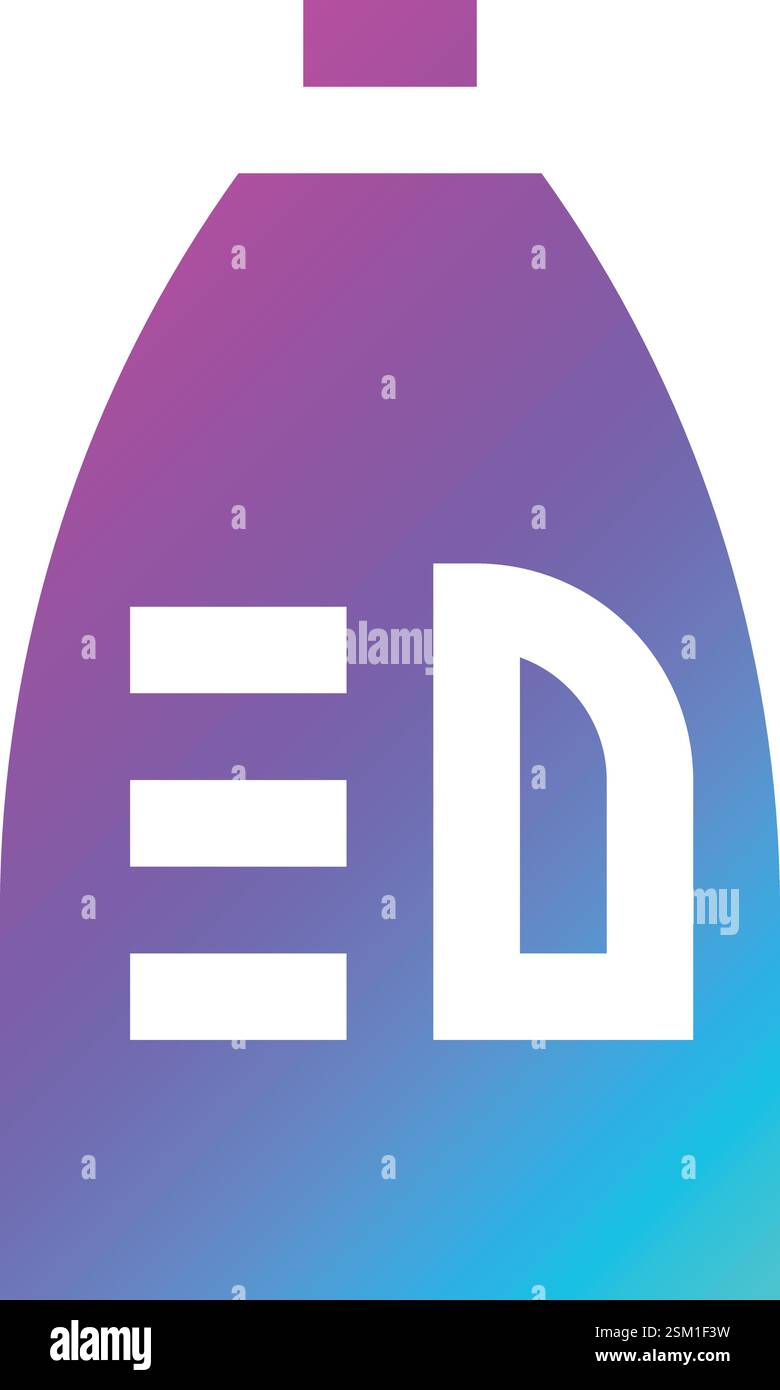 Stoffweichmacher Vektor-Symbol Design-Illustration Stock Vektor