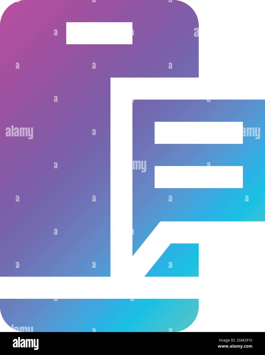 Illustration Zum Design Des Vektor-Symbols Für Mobile Nachrichten Stock Vektor