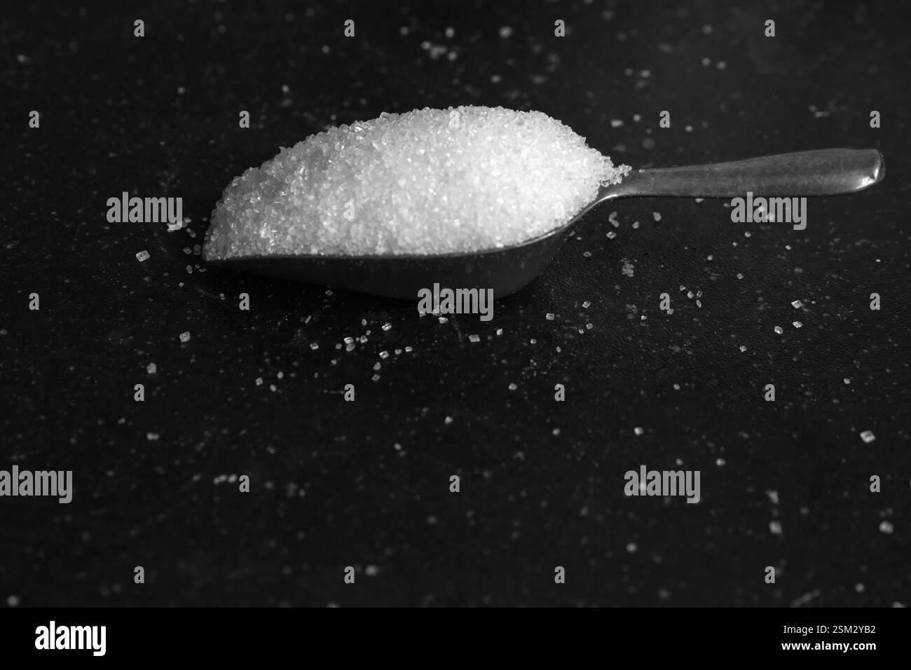 Close Up Scoop With Sugar In Amsterdam, Niederlande 9-2-2025 Stockfoto