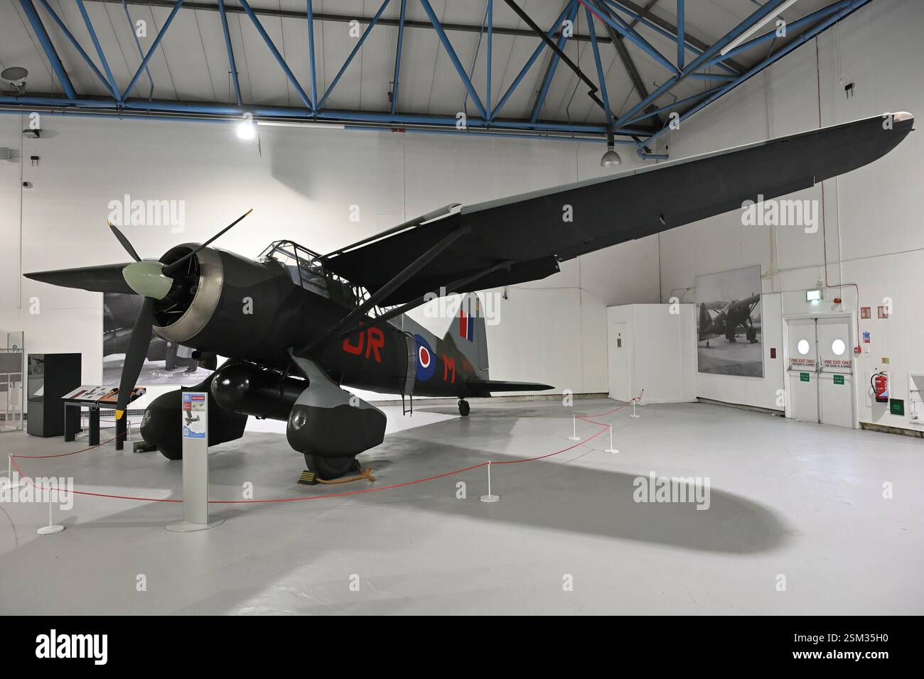 Lysander Mk III (SD) im RAF Museum in London Stockfoto