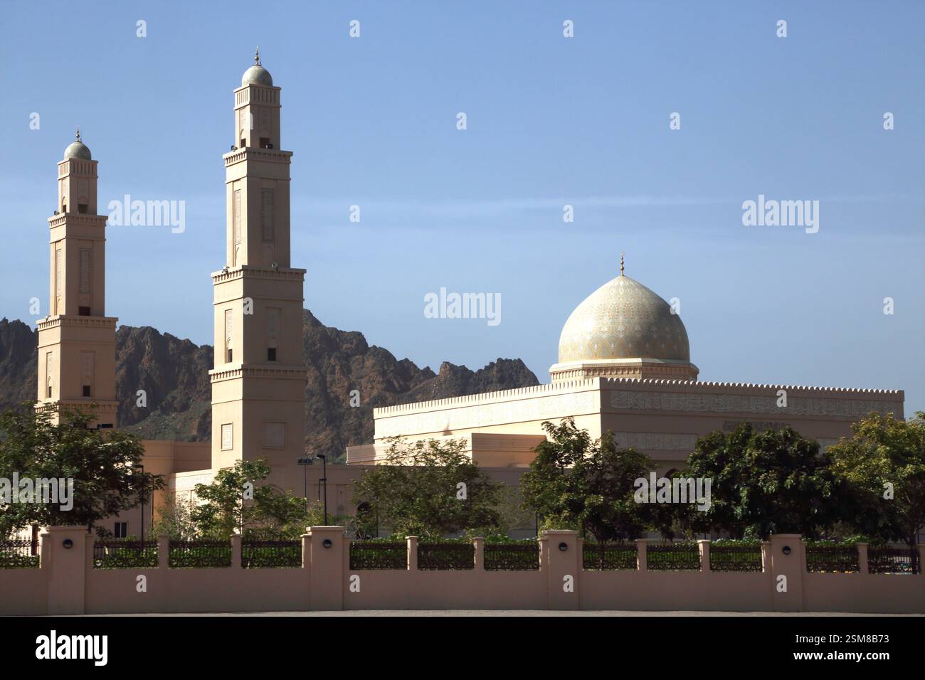 Sultan-Qaboos-Moschee Fanjah Oman Stockfoto