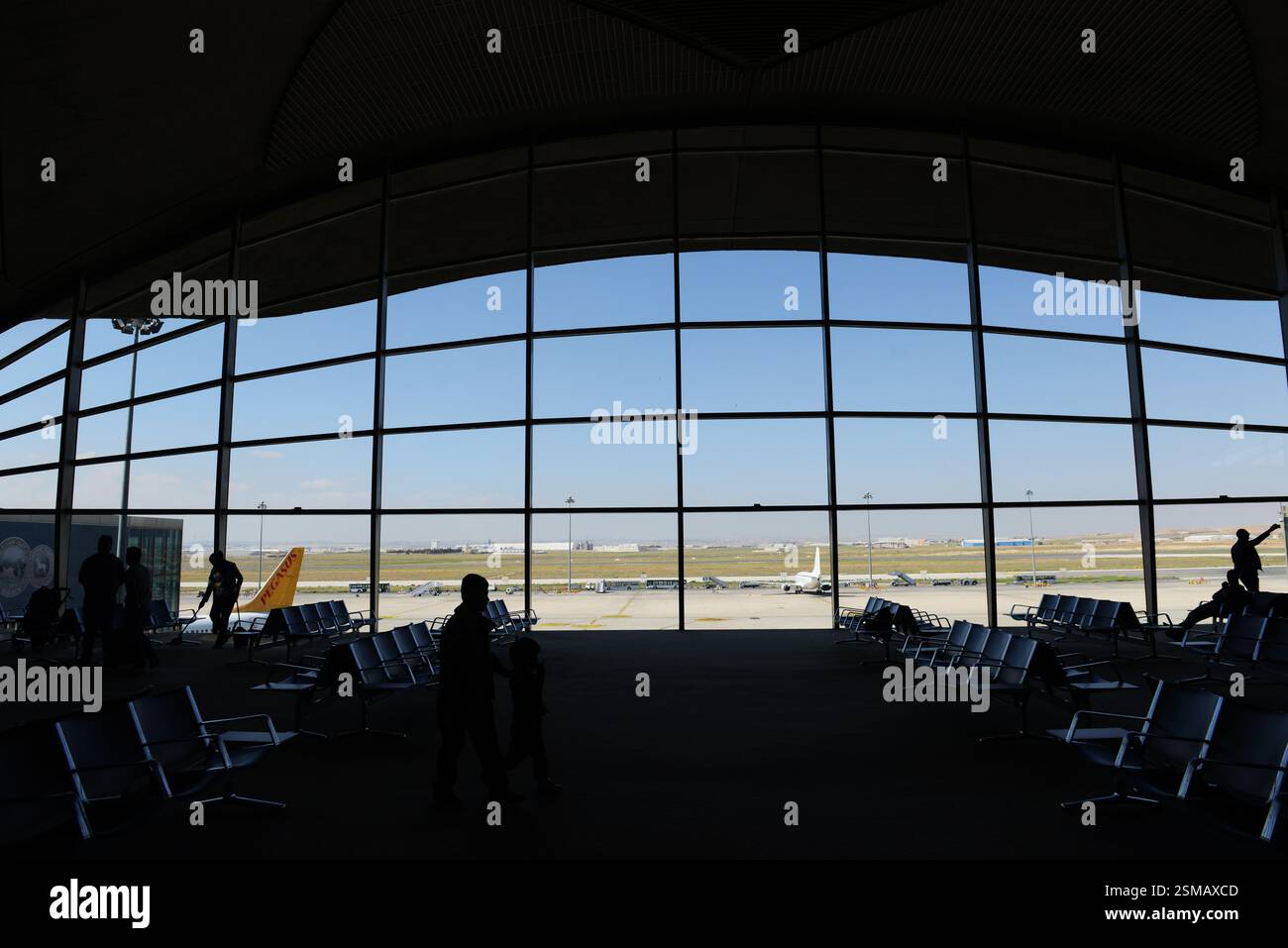 Queen Alia International Airport in Amman, Jordanien. Stockfoto