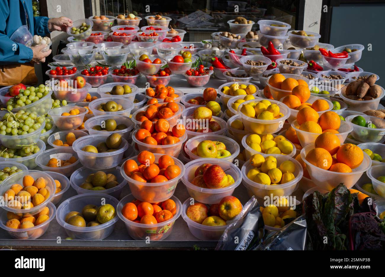 Green Grocer in Frome Stockfoto