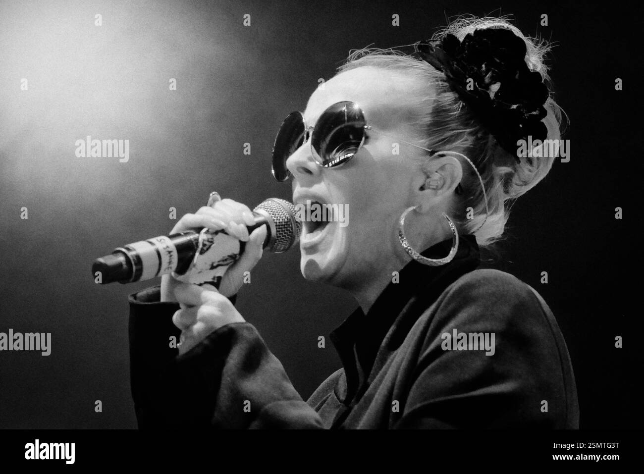 Susan Ann Sulley - The Human League, V2014, Hylands Park, Chelmsford, Essex, Großbritannien - 16. August 2014 Stockfoto