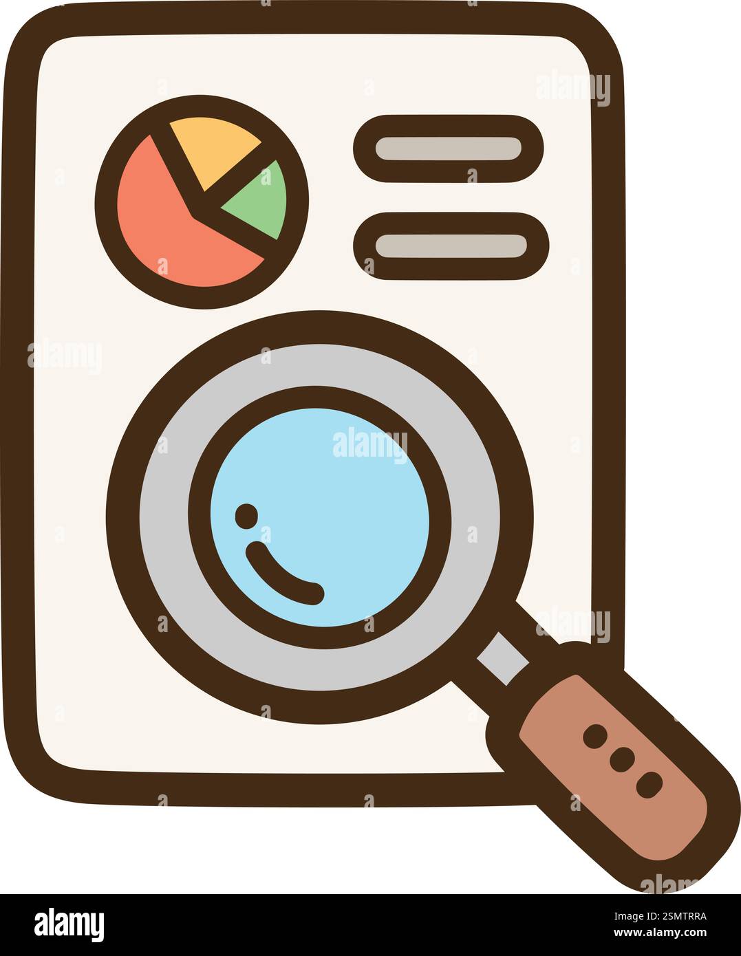 Forschung Vektor-Kritzelillustration und Grafik. Teil der Startkategorie. Stock Vektor