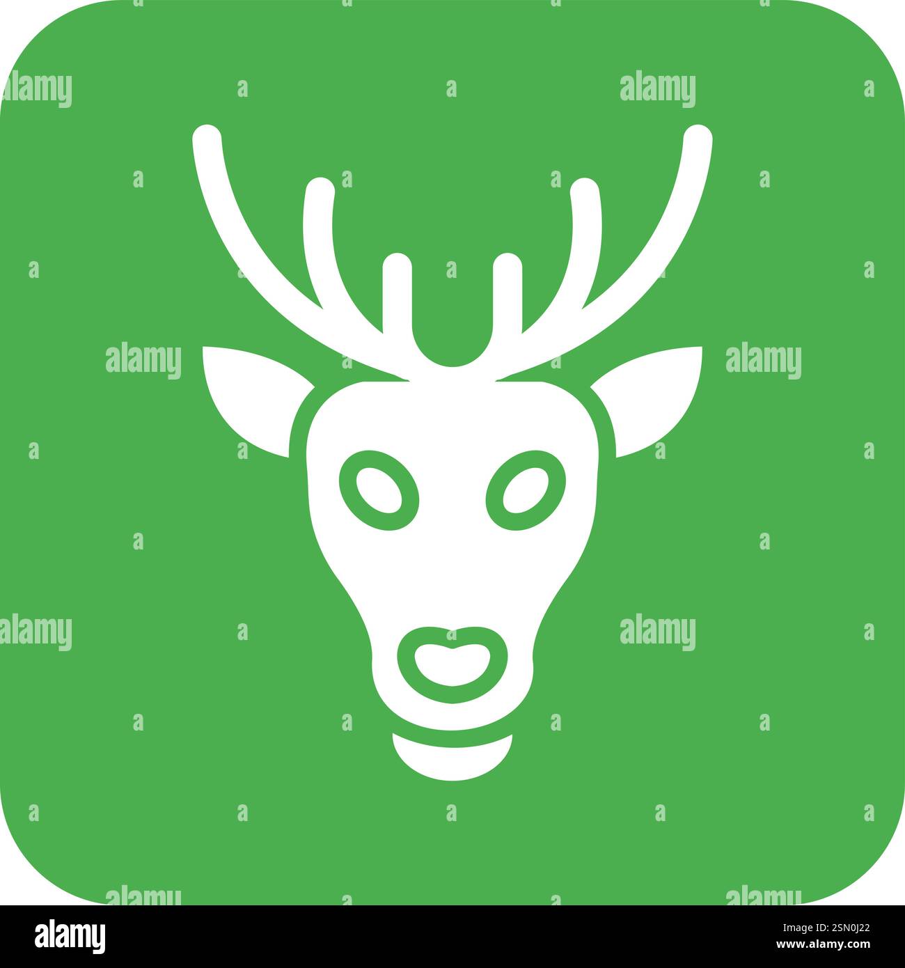Illustration Des Symbols Hirsch-Vektor-Design Stock Vektor