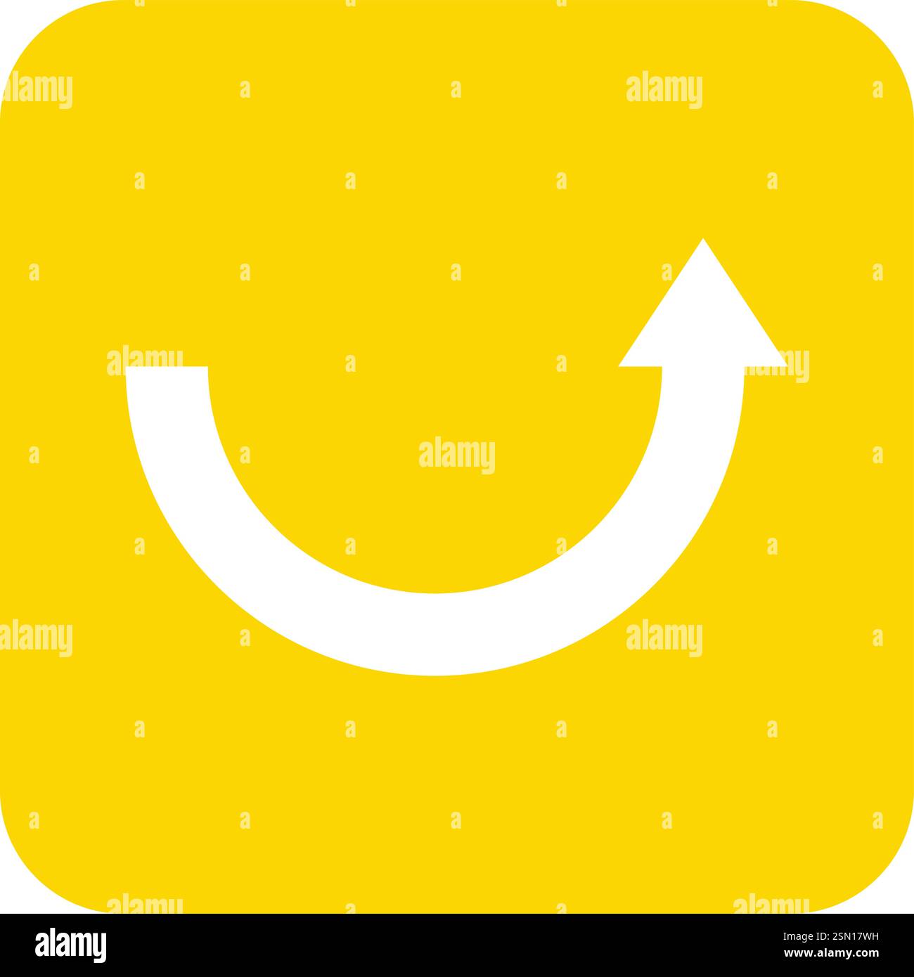 Kurvenpfeil Vektorsymbol Konstruktionsabbildung Stock Vektor