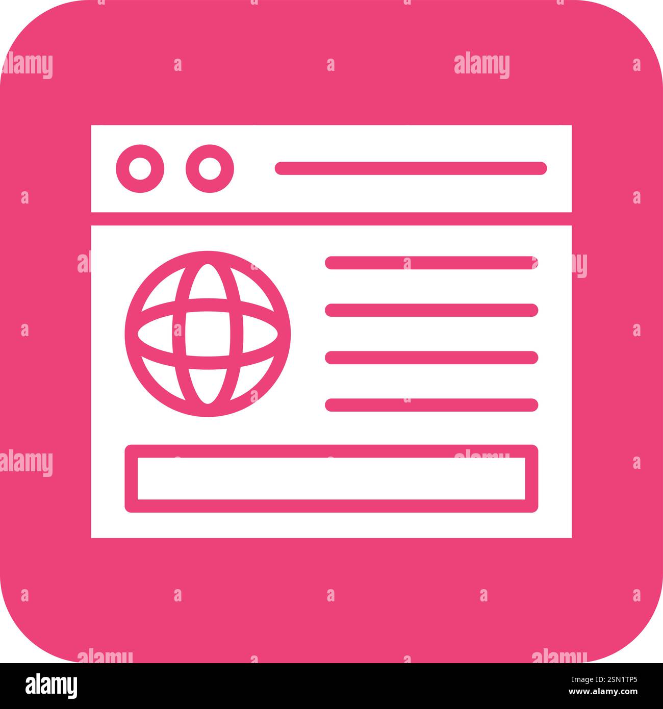 Website Vektor Symbol Design Illustration Stock Vektor
