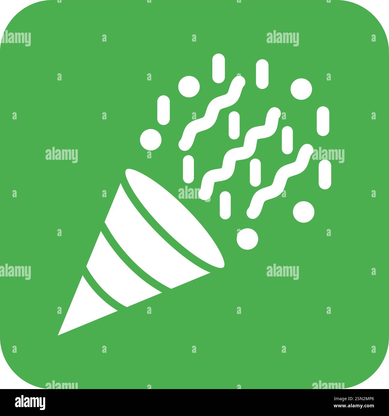 Konfetti-Vektor-Symbol Design-Illustration Stock Vektor