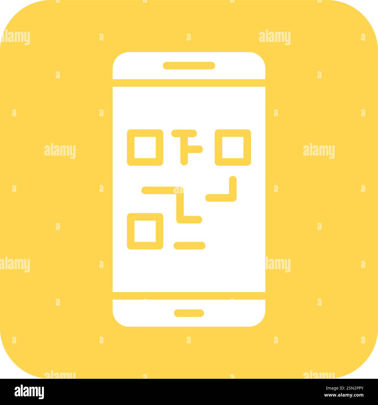 QR-Code Vektorsymbol Design-Illustration Stock Vektor