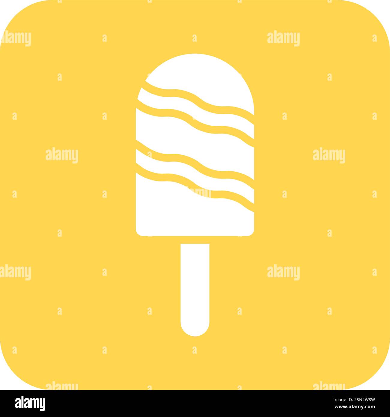 Ice Lolly Vector Icon Design Illustration Stock Vektor