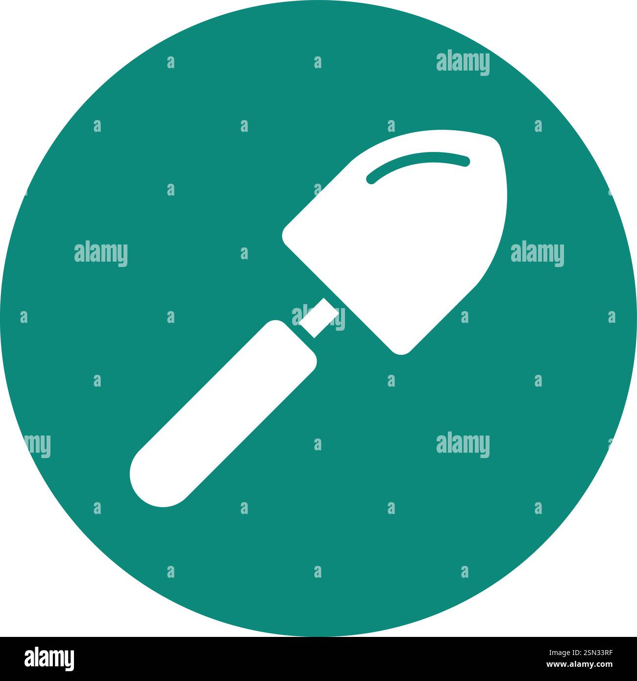 Schaufel Vektor Symbol Design Illustration Stock Vektor