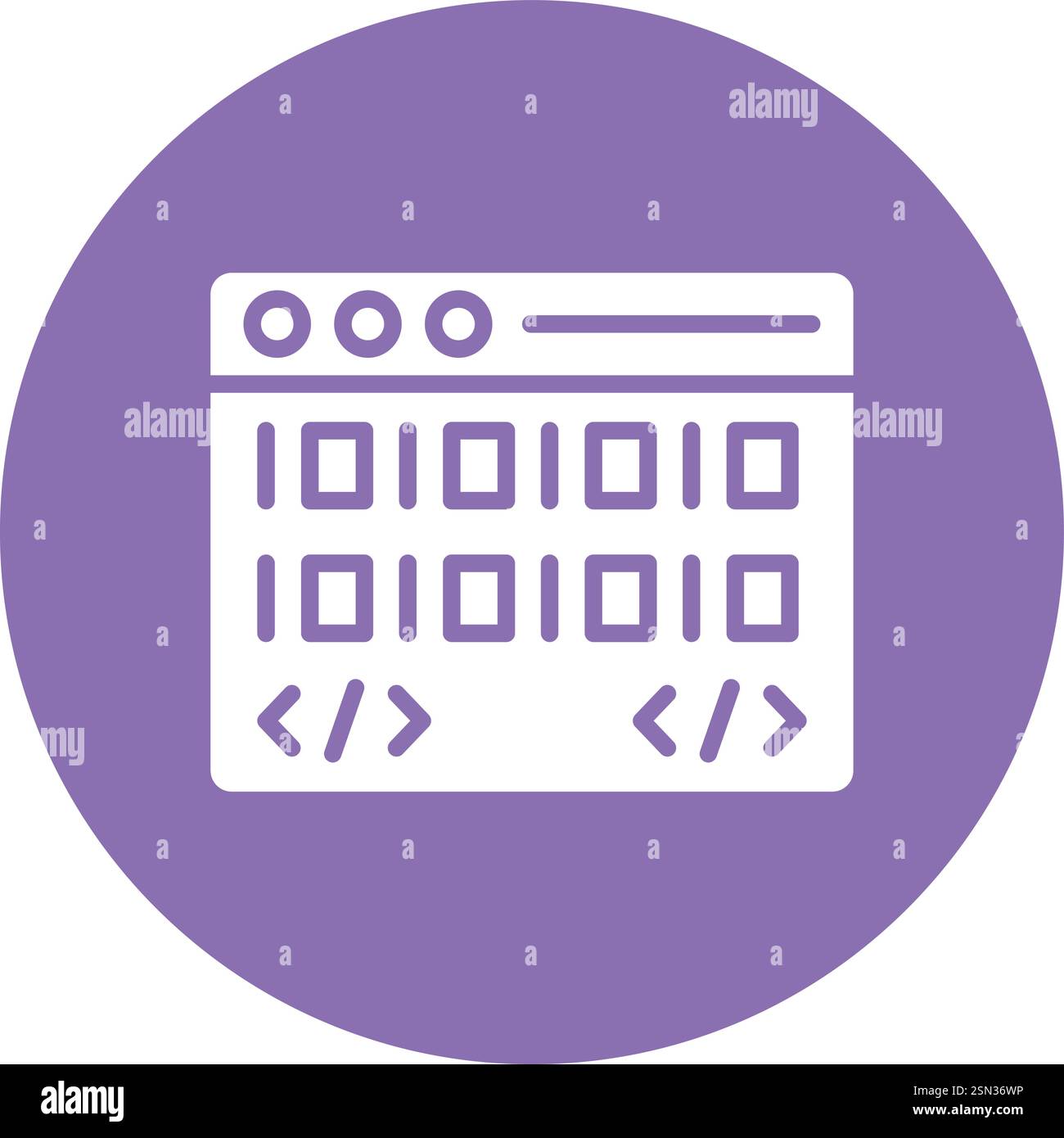 Coding Vector Icon Design Illustration Stock Vektor
