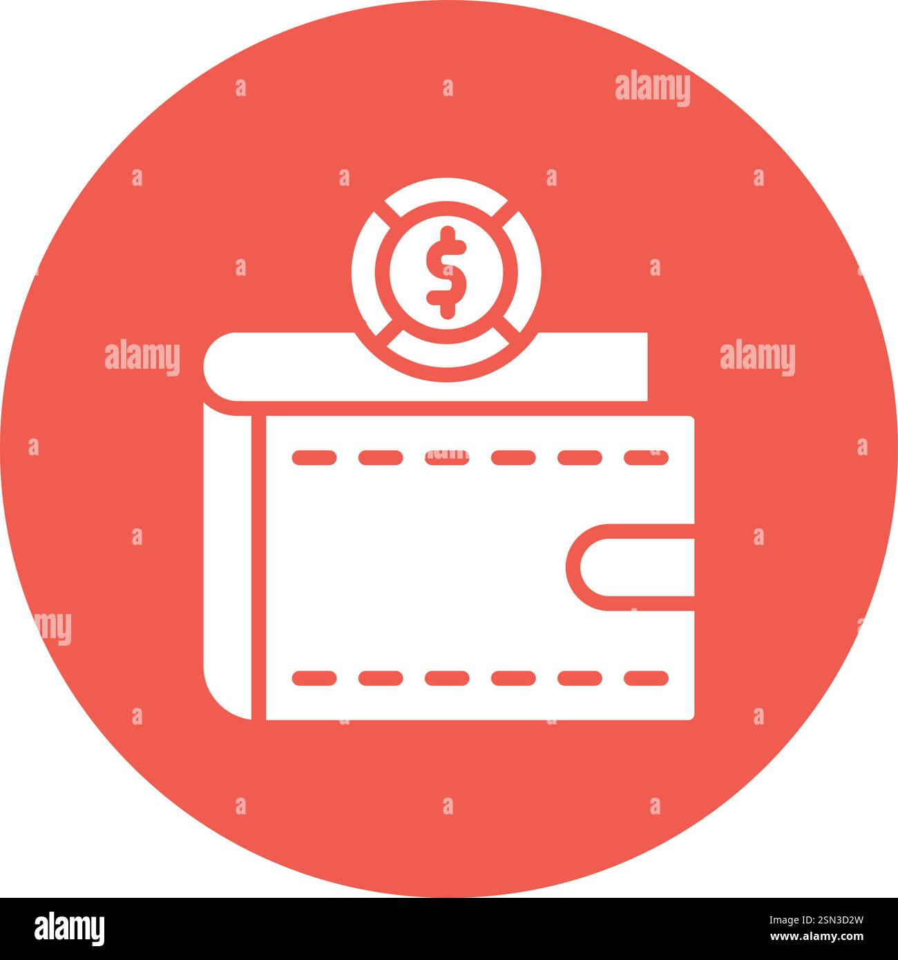 Illustration Zum Design Des Vektorsymbols Für Brieftaschen Stock Vektor