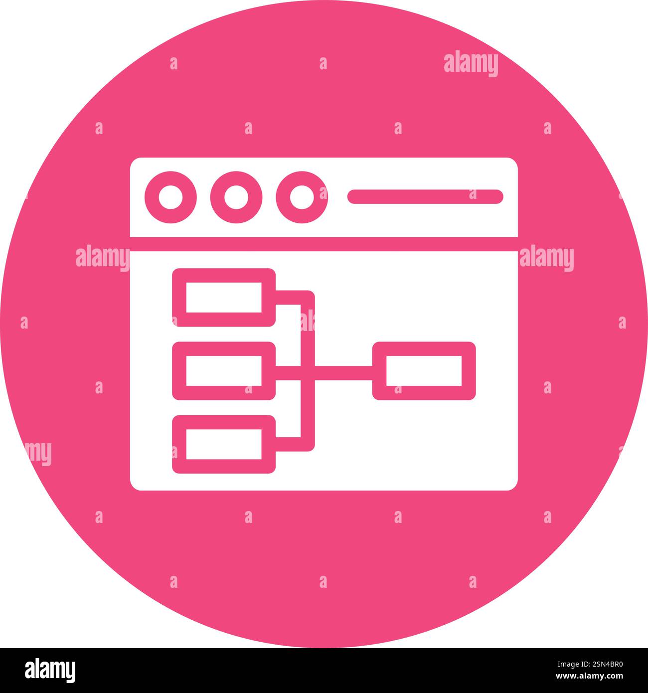 UX-Design Vektor-Symbol Design-Illustration Stock Vektor