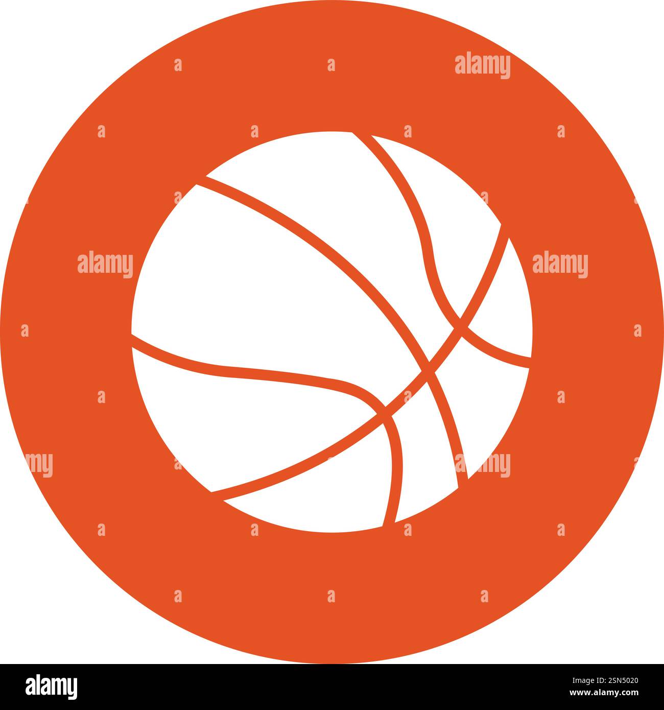 Basketball Vektor Icon Design Illustration Stock Vektor