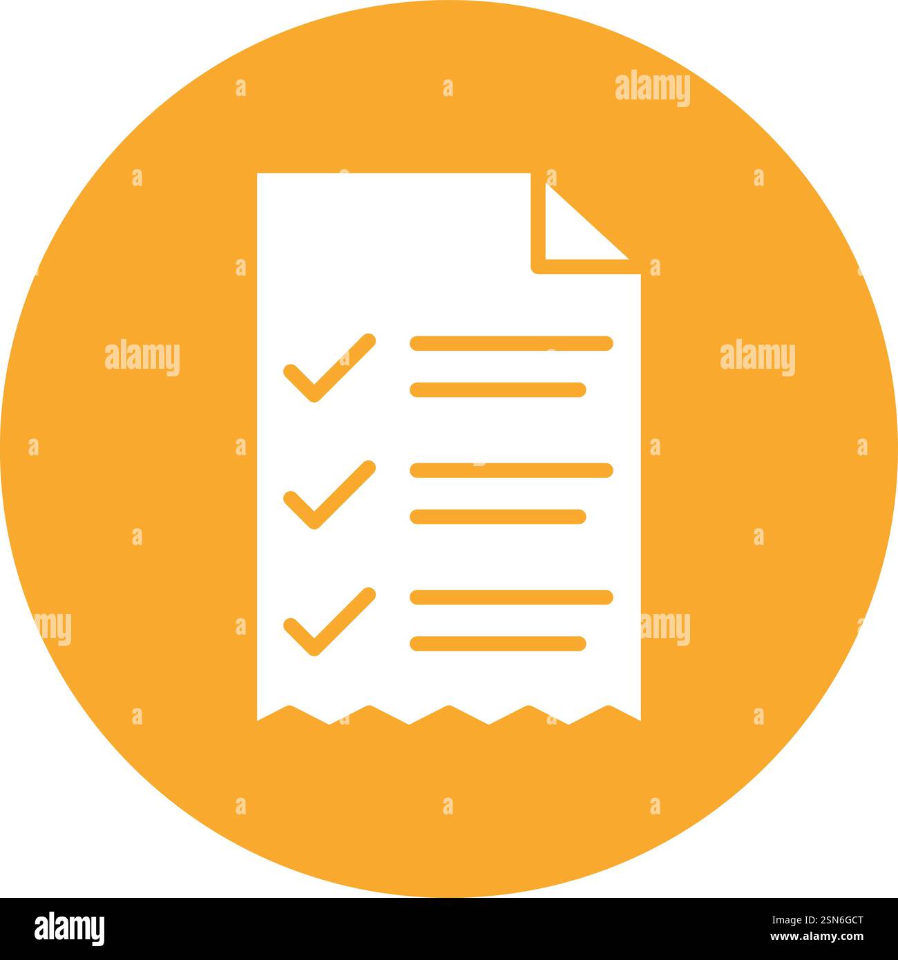 Abbildung Des Symbols „Belegvektor“ Stock Vektor