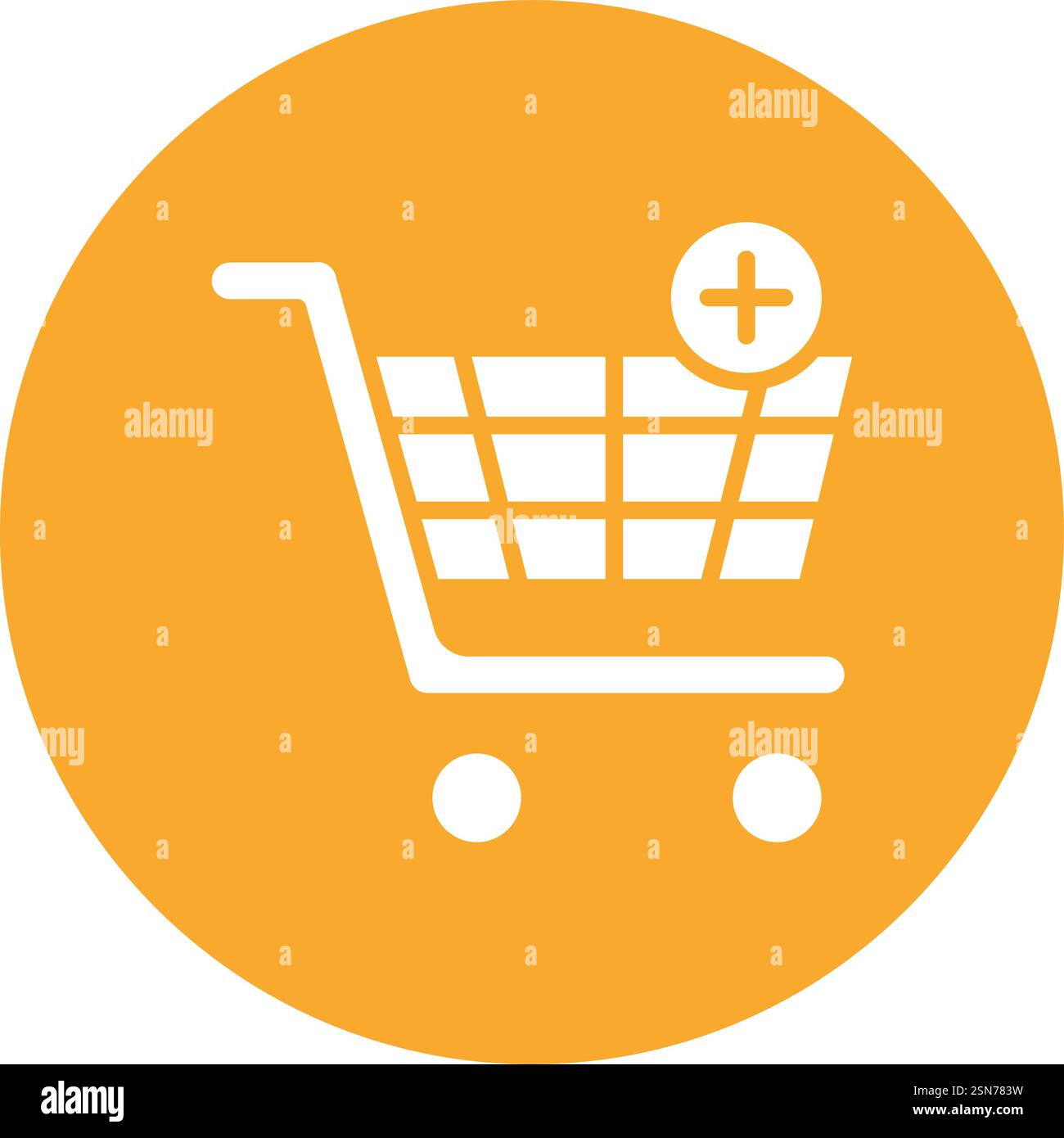 In den Warenkorb Vektorsymbol Design Illustration Stock Vektor